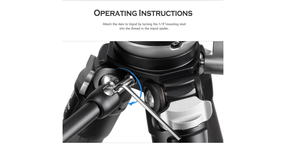 Leofoto AM-3 Versa Magic Arm Multi-Purpose Accessory w/1/4th Mounting Screws, Black, AM-3