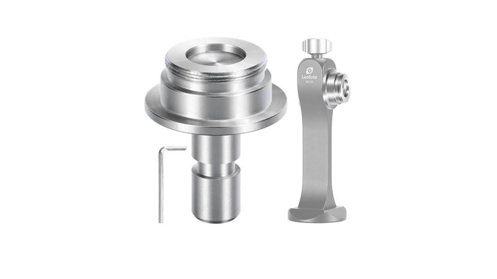 Leofoto Leica Zeiss Swarovski S4 Stud for BC-03 Binoculars Adapter, Black, S4