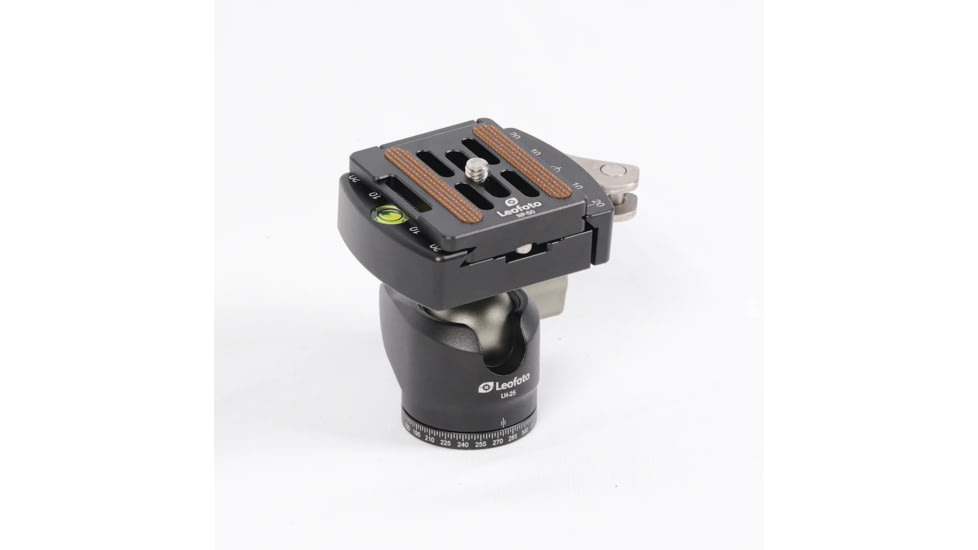 Leofoto LH-25LR Mini Ball Head w/ LR-50 Lever-Release Clamp, Arca, Black, LH-25LR