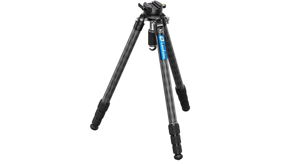 Leofoto LM-324CL X Version Tripod w/ 75mm Bowl&amp;Platform w/ YB-75LRC Leveling Head, Black, LM-324CLX+YB-75LRC