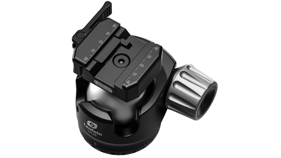 Leofoto LM-403C X Tripod with 100mm Bowl+Platform/W LH Ballhead Set, Black, One Size, 6940828314917