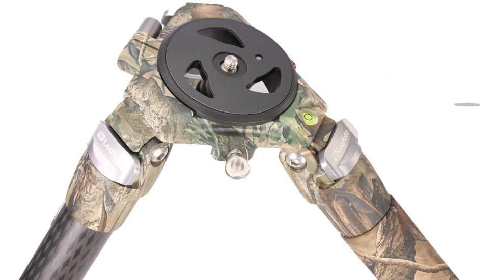 Leofoto LN-404C Heavy Duty Tripod w/ 100mm Bowl/Platform &amp; Bag, Camo, LN-404C-CAMO