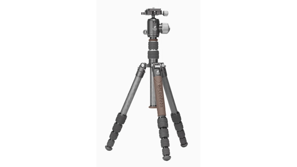Leofoto LX-225CT/XB-32Q Reversible Travel Tripod w/ Ball Head Set, Black, LX-225CT+XB-32Q