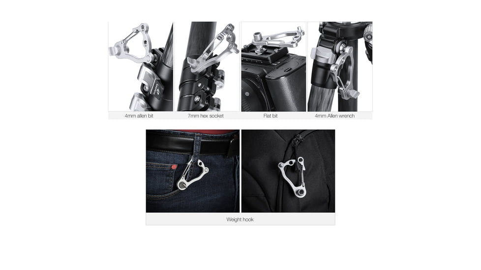 Leofoto MPL-2 Multi-function Photography Tool for Tripod, Black, MPL-2