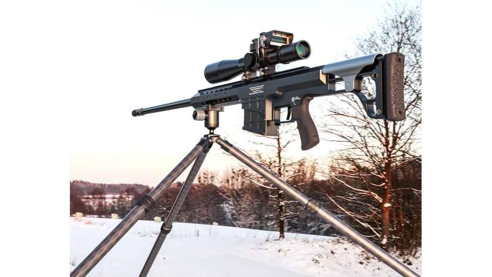 Leofoto SA-364CX/MG-40X Outdoors Tripod w/ Rapid Lock Ballhead, Black, SA-364CX+MG-40X