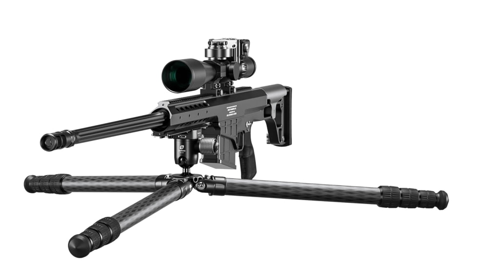 Leofoto SA-364CX/MG-40X Outdoors Tripod w/ Rapid Lock Ballhead, Black, SA-364CX+MG-40X