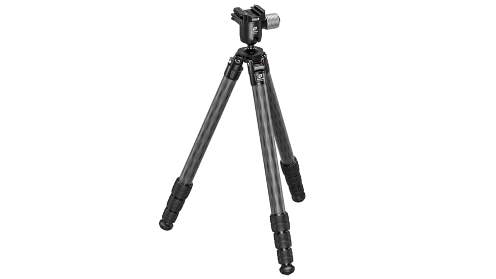 Leofoto SA-364CX/MG-40X Outdoors Tripod w/ Rapid Lock Ballhead, Black, SA-364CX+MG-40X