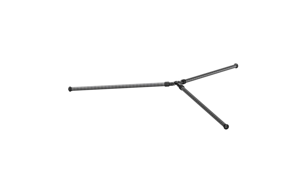 Leofoto SO-282CMX Short Inverted Outdoors Series Carbon Fiber Tripod w/ FIXED Apex/Platform, Black, SO-282CMX