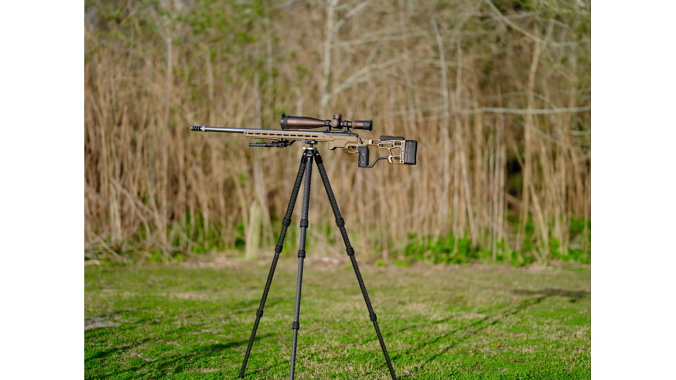 Leofoto ST-364CX Outdoors Tripod w/ Integrated Lever-Control Ballhead&amp;Lever-Release Clamp, Black, ST-364CX