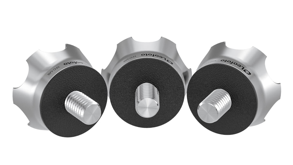 Leofoto TFC-US Tripod Claw Feet 3/8 Thread - Set of 4, Black, TFC-US