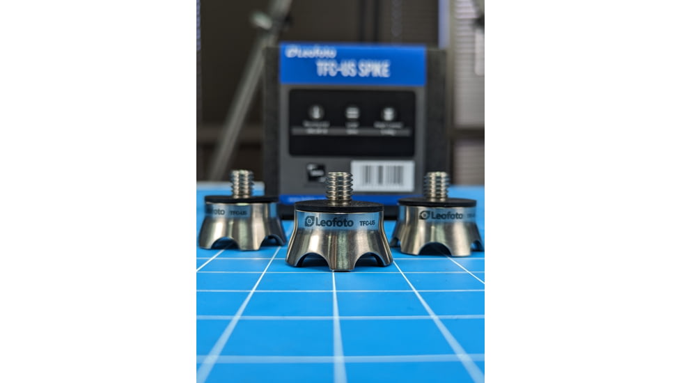 Leofoto TFC-US Tripod Claw Feet 3/8 Thread - Set of 4, Black, TFC-US