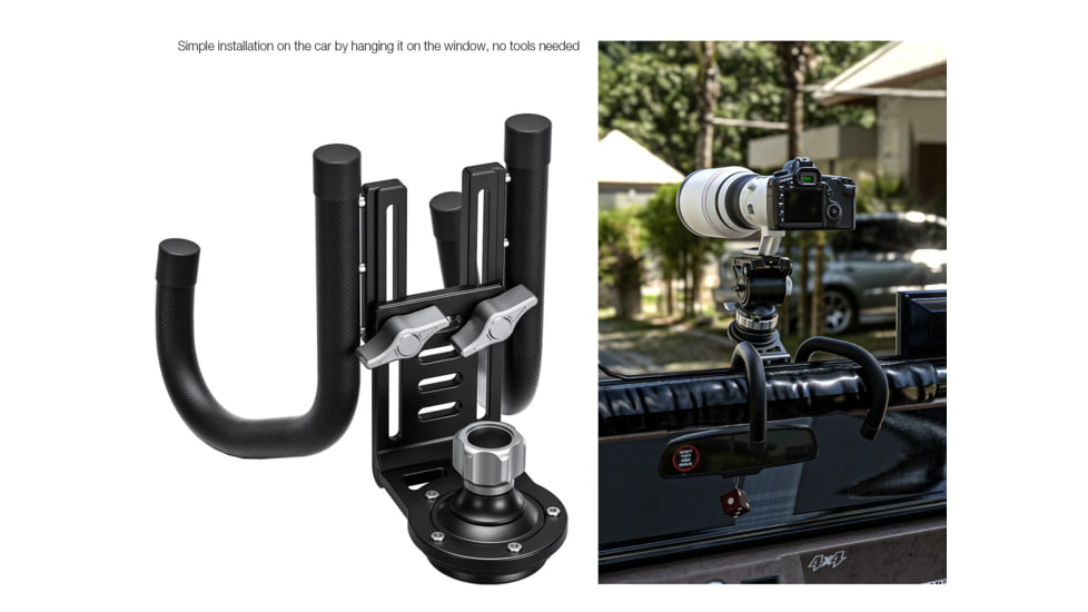 Leofoto WN-03 Car Window Stabilizer, Black, WN-03