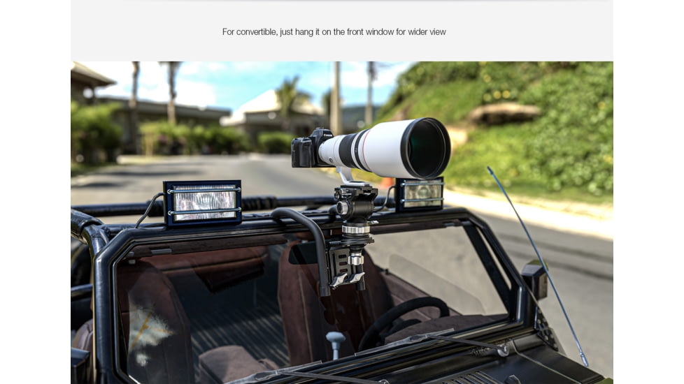 Leofoto WN-03 Car Window Stabilizer, Black, WN-03