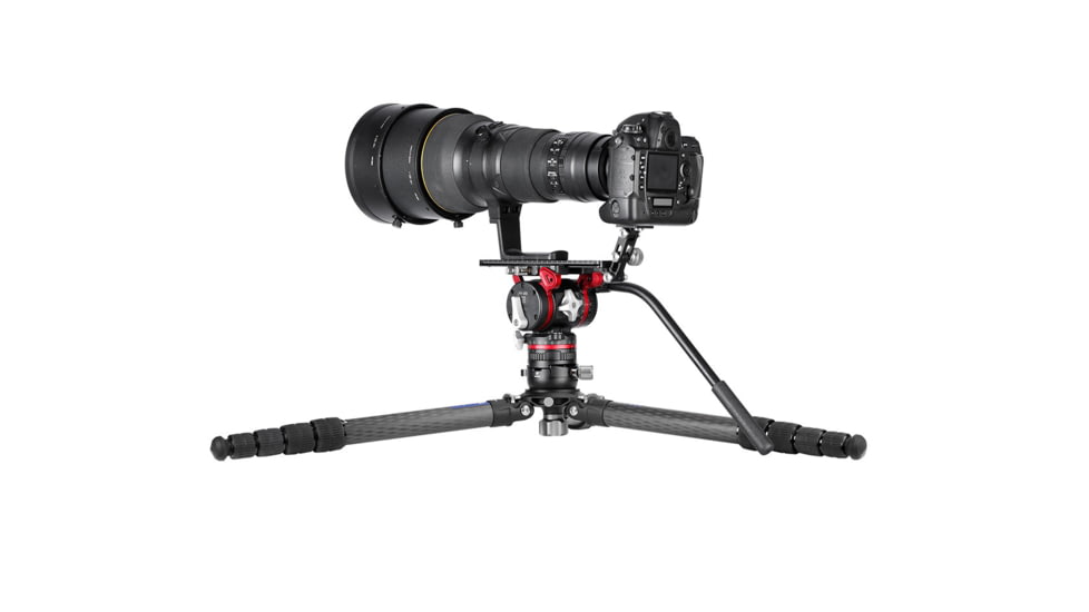 Leofoto YB-75LK Leveling Base w/ Handle for 75mm Bowl , Arca, Black, YB-75LK