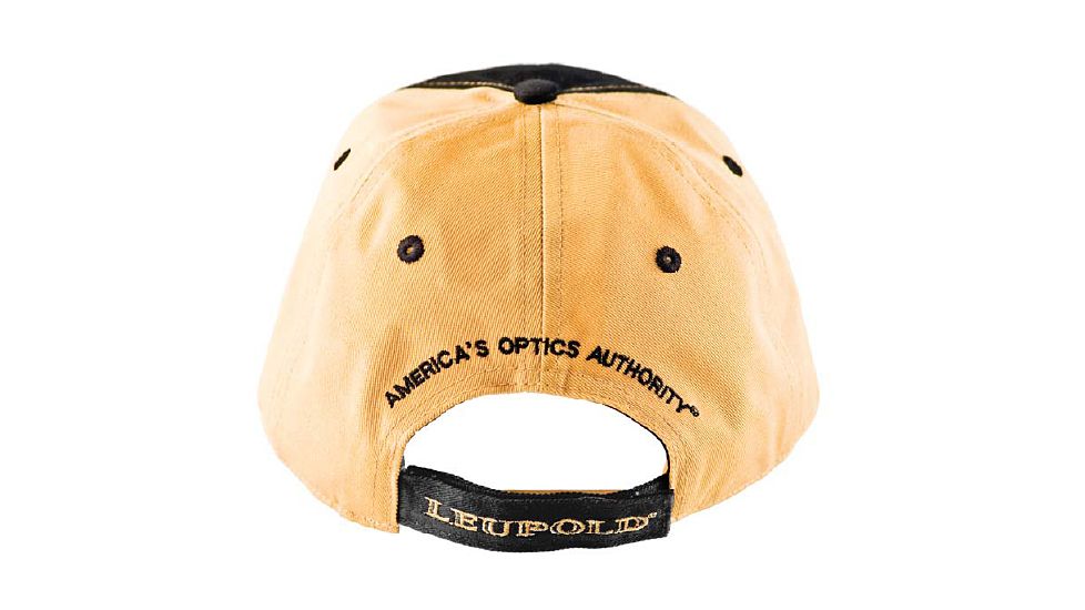 Leupold Black/Gold Twill Cap