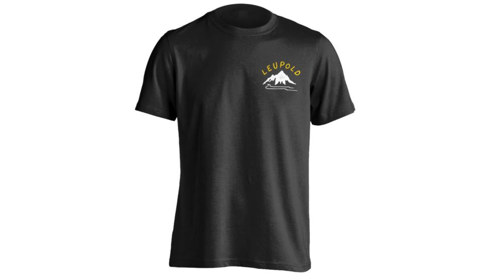 Leupold Keep It Public Short Sleeve Shirt - Mens, Cotton/Poly Blend, Black, Medium 175136