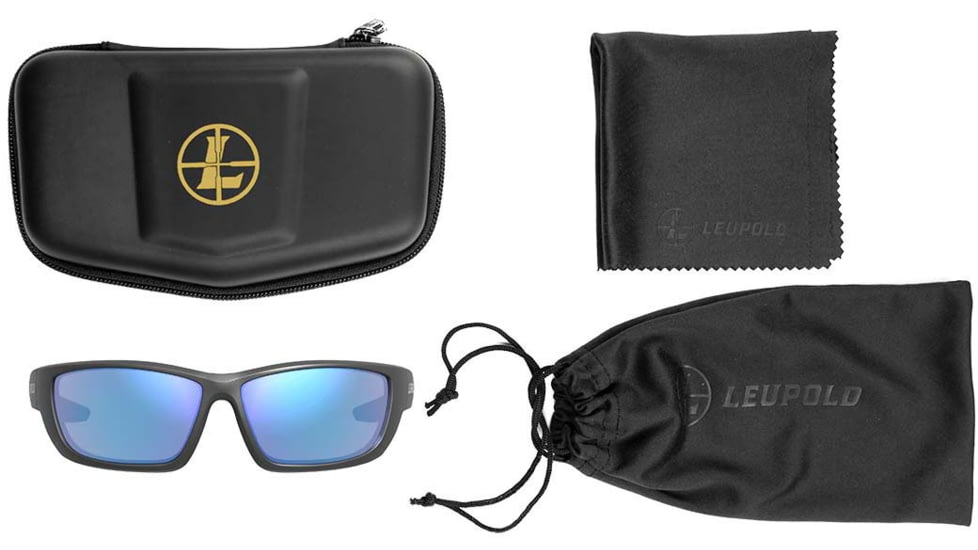 LEU 186746 CHEYENNE MATTE BLACK BLUE MIRROR