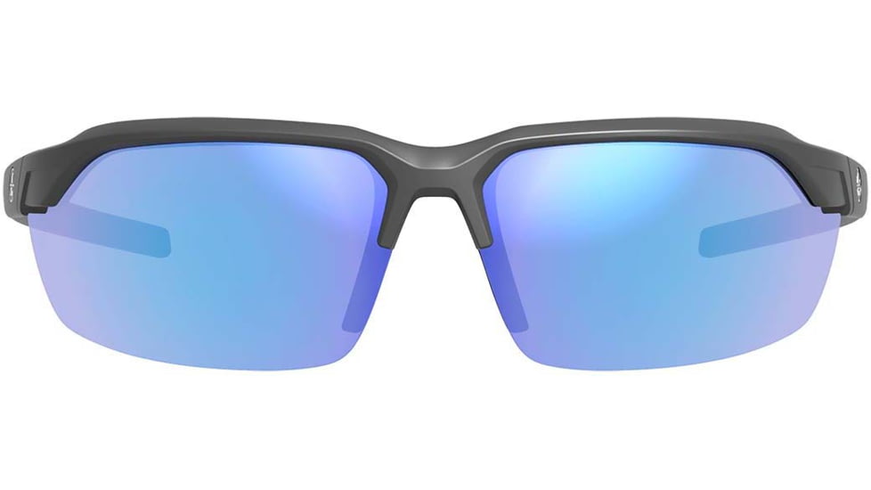 LEU 186754 TRACER MATTE BLACK BLUE MIRROR