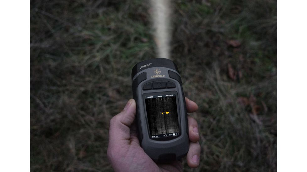 Leupold LTO Quest Handheld Thermal Imager, Camera, and 300 lumen Flashlight, Grey/Black, 173096