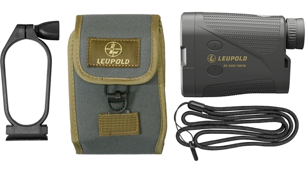 Leupold RX-5000 TBR/W w/ DNA Black/Black Rangefinders, Black, Small, 184681