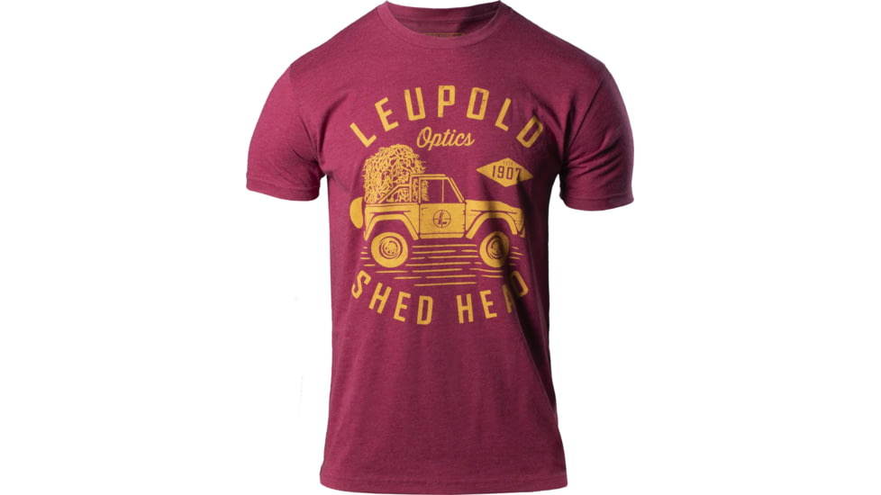 Leupold Shed Head Tee - Mens, Cardinal Heather, Medium, 180267