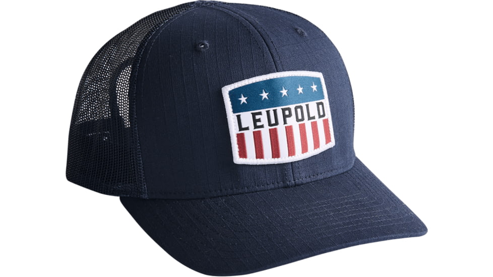 Leupold USA Tactical Trucker Hat, One Size, Navy, 186777