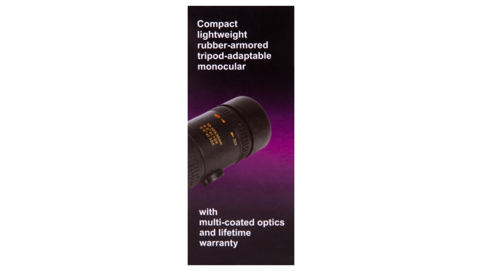 Levenhuk Atom 10-30x30 Monocular, Black, Small, 74096