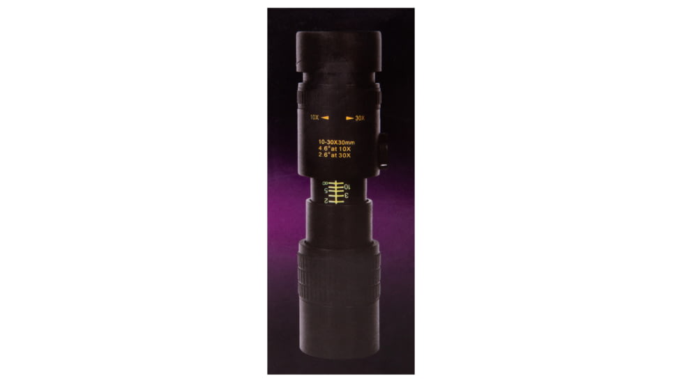 Levenhuk Atom 10-30x30 Monocular, Black, Small, 74096