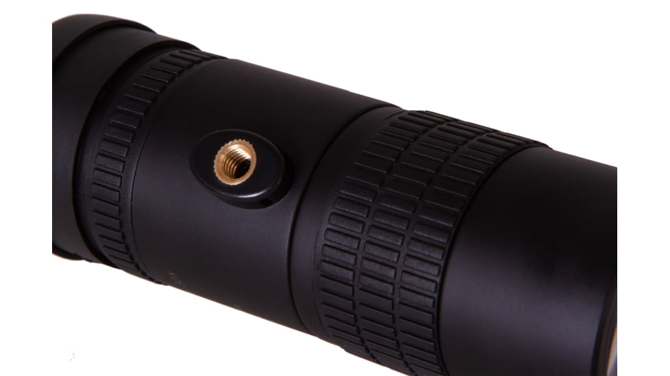 Levenhuk Atom 10-30x30 Monocular, Black, Small, 74096