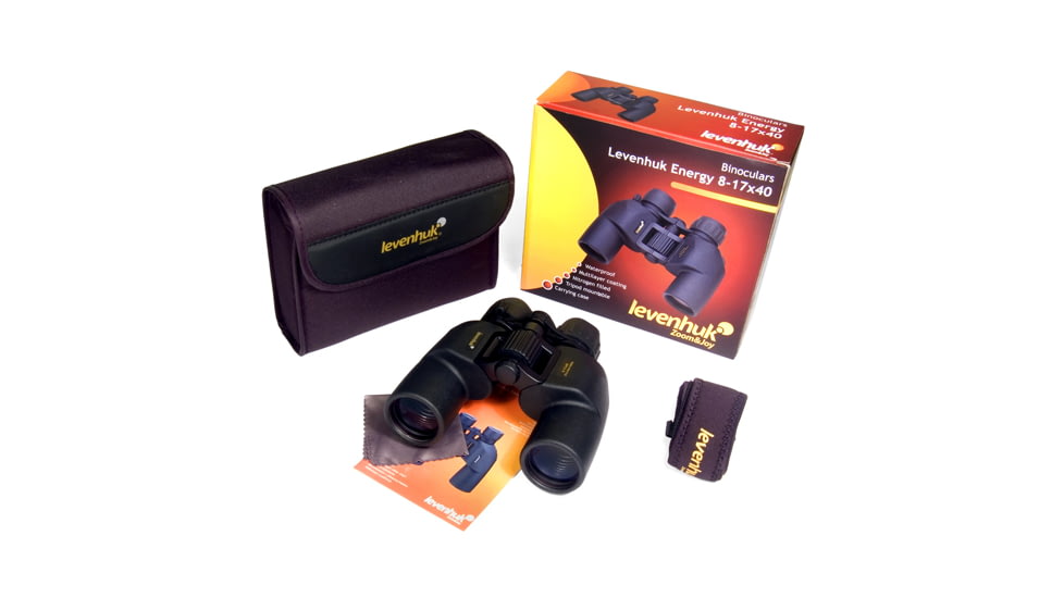 Levenhuk Energy Binoculars, Black, Medium 49151