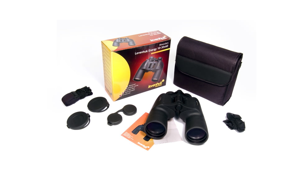 Levenhuk Energy Binoculars, Black, Medium 49152