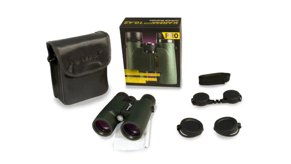 Levenhuk Karma PRO 10x42 Binoculars, Green 67698
