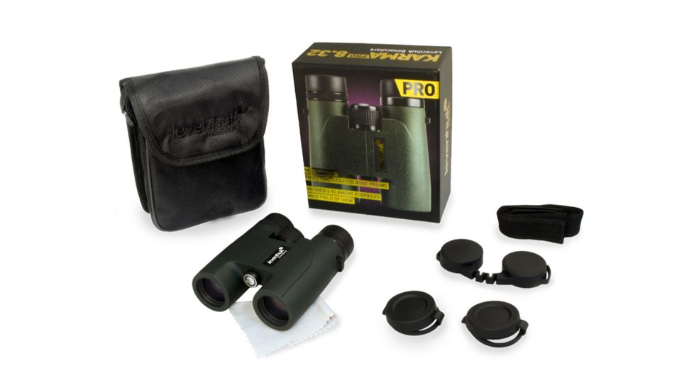 Levenhuk Karma PRO 8x32 Binoculars, Green 67703