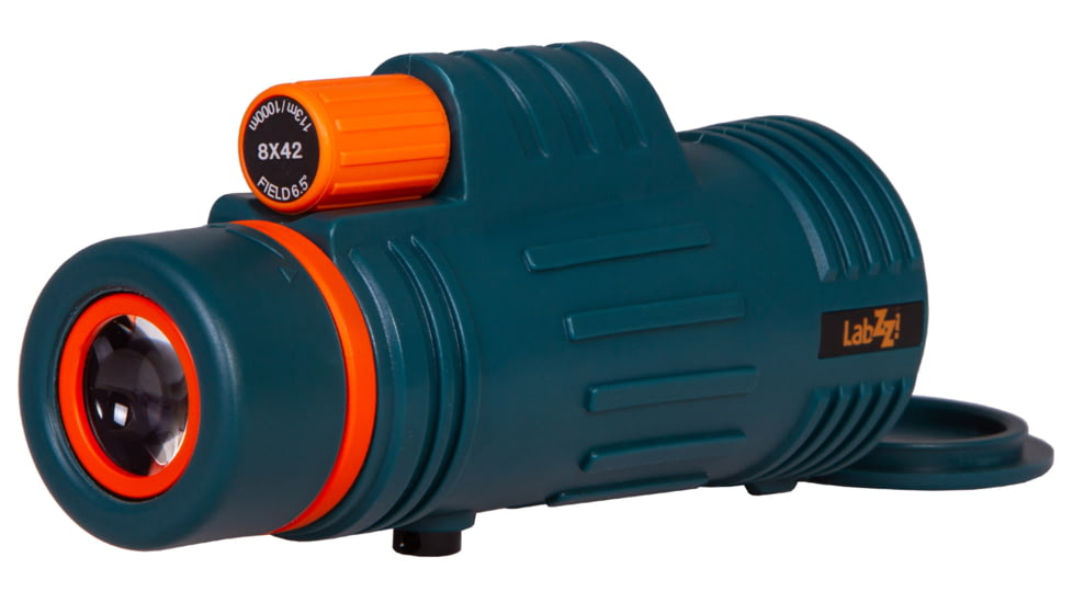 Levenhuk LabZZ MC4 Monocular, Green/Orange, Small, 74097