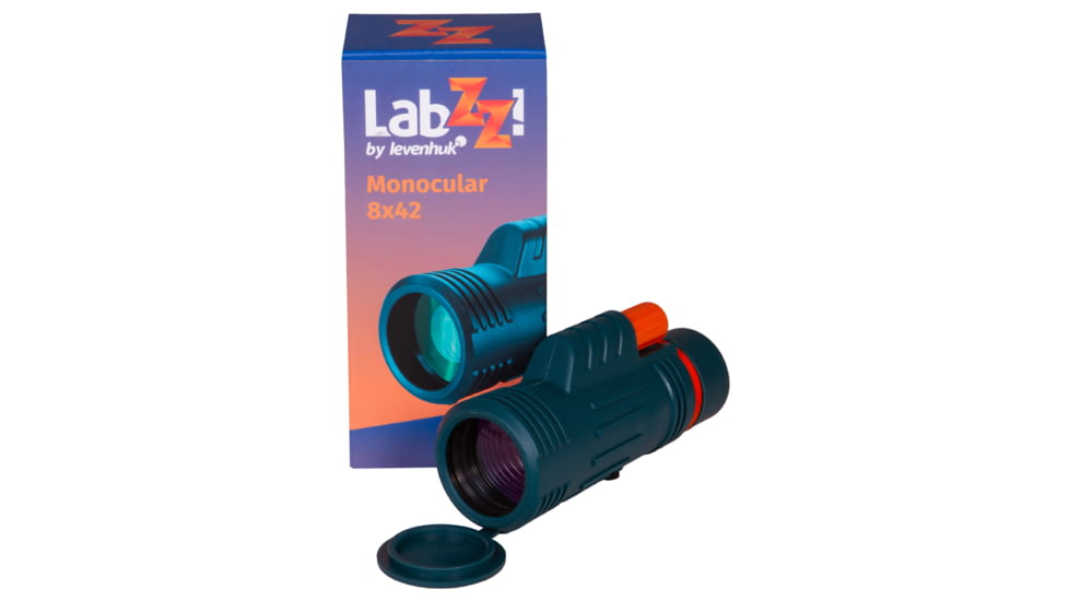 Levenhuk LabZZ MC4 Monocular, Green/Orange, Small, 74097