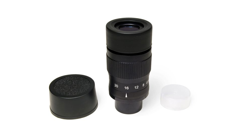 Levenhuk Ra 1.25 in. Zoom Eyepiece, Black, Small 45121