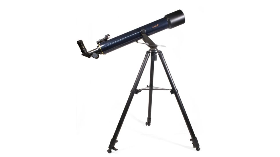Open Box, Dealer Demo, Levenhuk Strike 80 NG Refracting Telescope,Blue, Large 65554