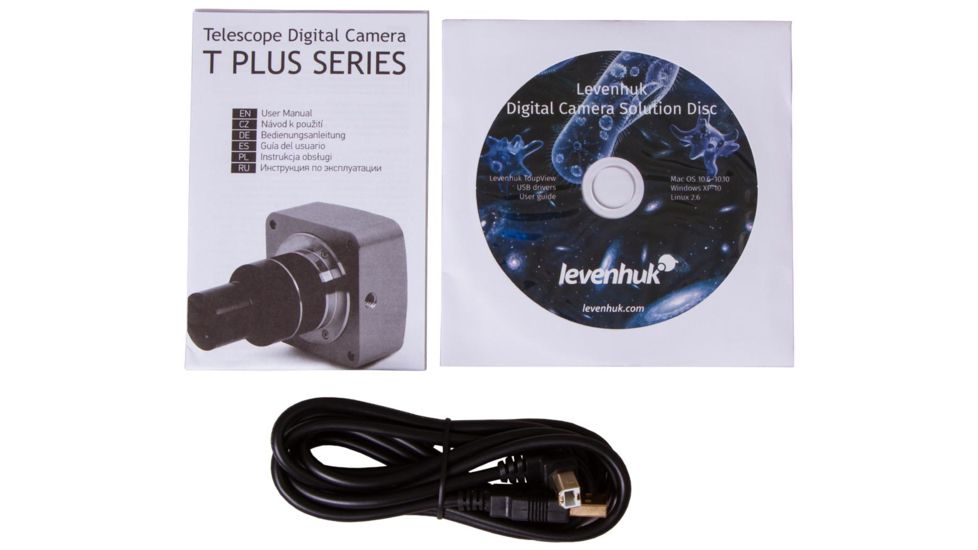 Levenhuk T130 PLUS Telescope Digital Camera, Violet, Small, 70360