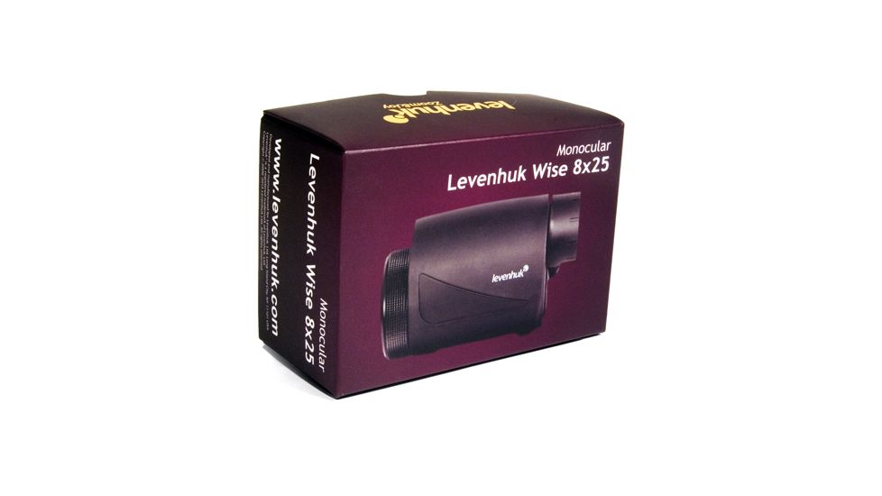 Levenhuk Wise 8x25 Monocular, Black, Medium 49147