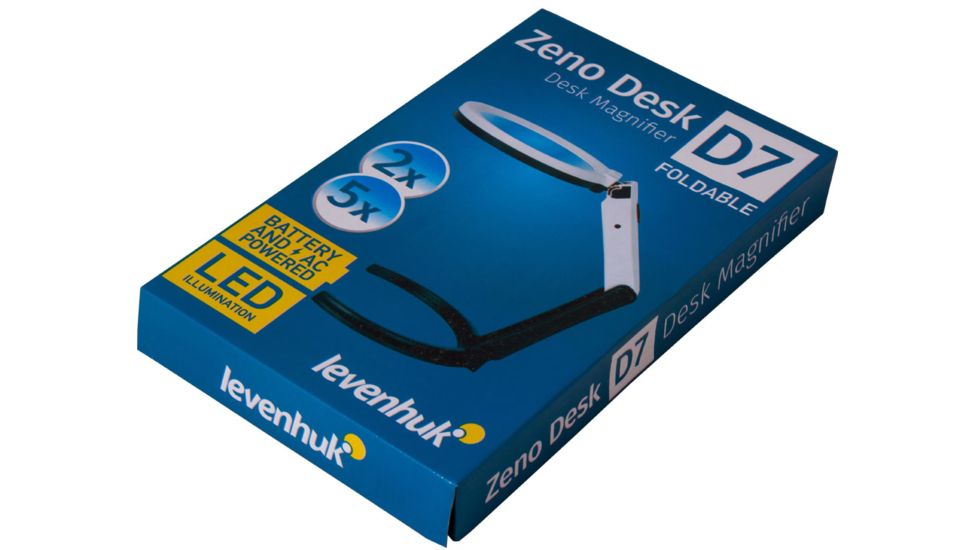 Levenhuk Zeno Desk D7 Magnifier, Black, Medium 70443