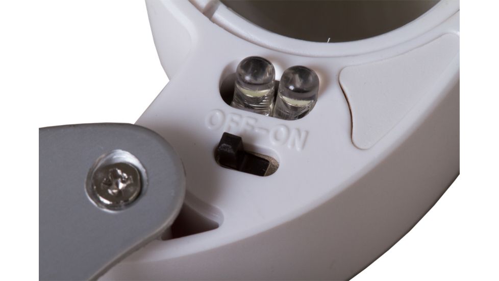 Levenhuk Zeno Gem M5 Magnifier, Silver/White, Small 70436