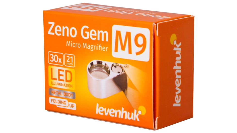 Levenhuk Zeno Gem M9 Magnifier, Silver, Small 70438