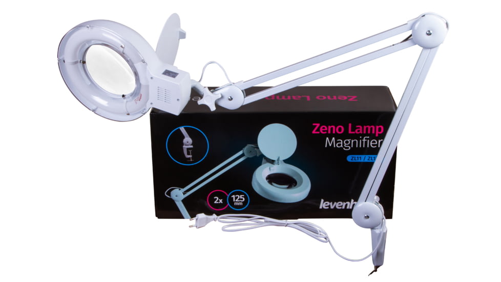 Levenhuk Zeno Lamp ZL11 LUM Magnifier, White, Small, 74083