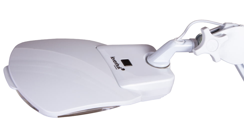 Levenhuk Zeno Lamp ZL19 LED Magnifier, White, Small, 74087