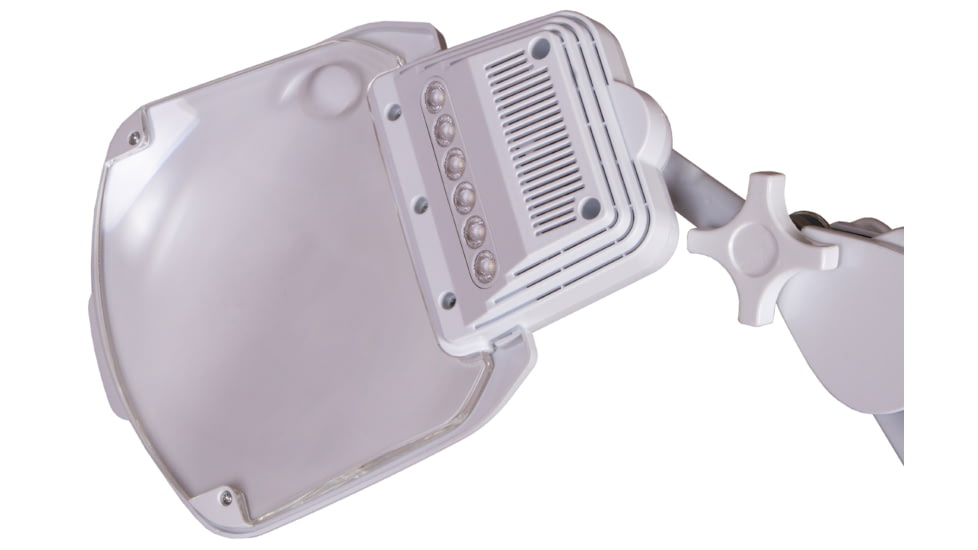 Levenhuk Zeno Lamp ZL19 LED Magnifier, White, Small, 74087