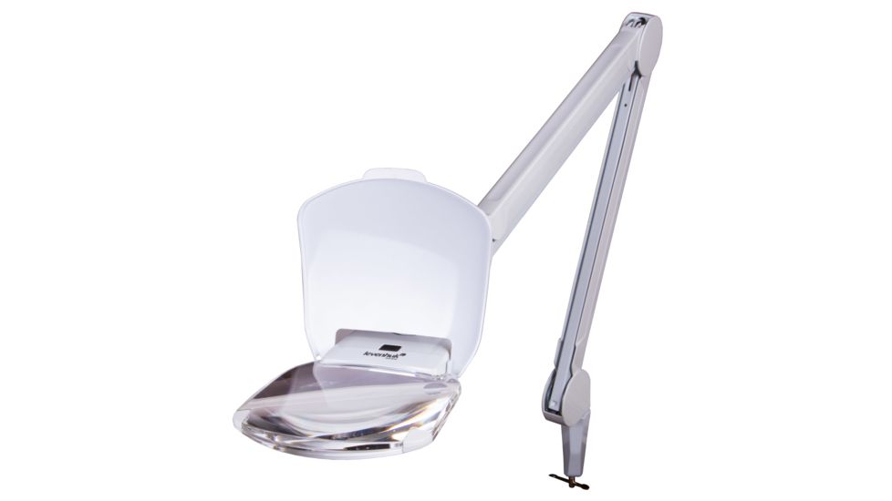 Levenhuk Zeno Lamp ZL19 LED Magnifier, White, Small, 74087