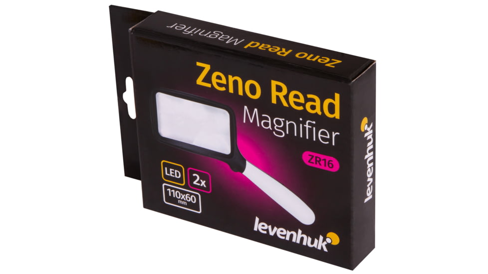 Levenhuk Zeno Read ZR16 Magnifier, Black/White, Small, 74100
