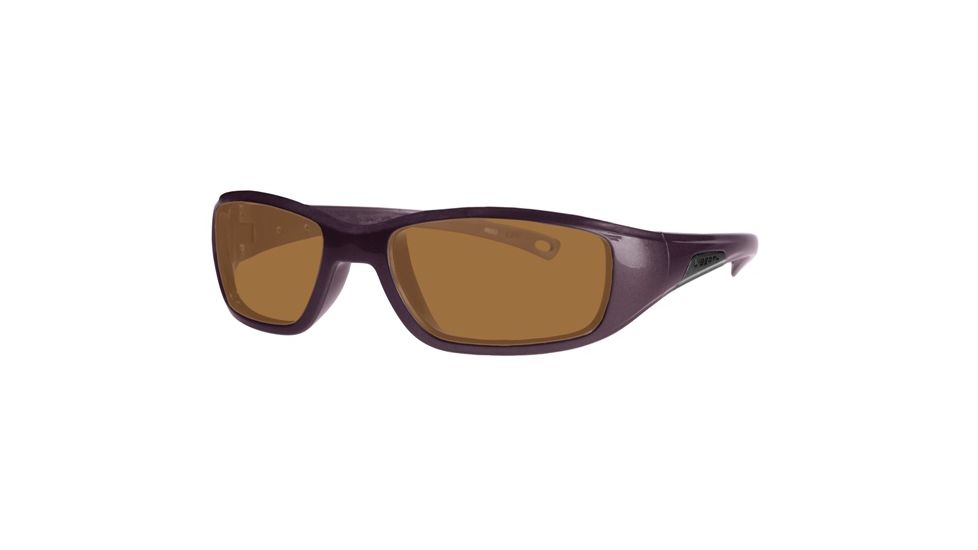 Liberty Sport Suns GLIDEProtective Eyewear Plum Frame,Amber w bronze flash Lens, Women GLIDEPLUM5717130HCL