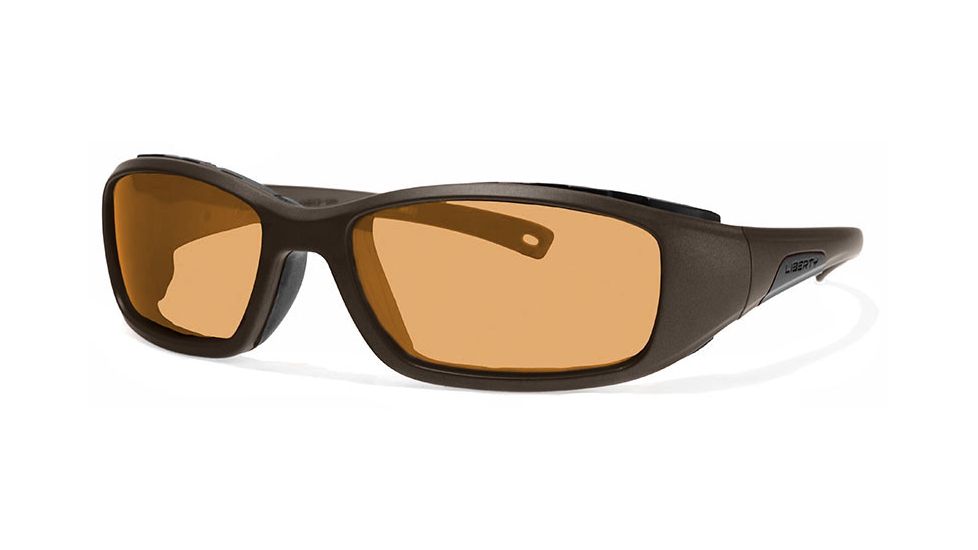 Liberty Sport Suns RIDERProtective Eyewear Satin Burnt Bronze Frame,Bronze Polar Lens, Unisex RIDERSABB6017130BPL