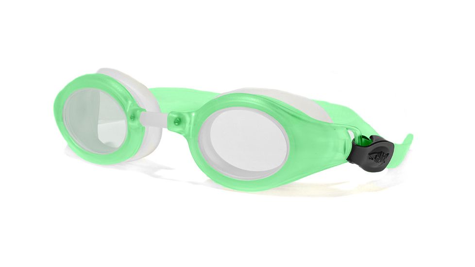 Liberty Sport Suns SHARK KIDSProtective Eyewear Green Frame,Clear Lens, Unisex KSHARKGREN406
